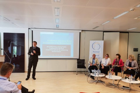 RCC’s ESAP Project presented employment and labour market trends and developments in the Western Balkans, in Brussels, 20 June 2018. (Photo: RCC ESAP/Sanda Topic)