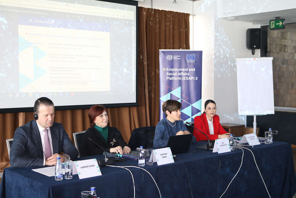  Regional meeting of the institutions for amicable settlement of labour disputes (ASLD) in the Western Balkans, March 2023 