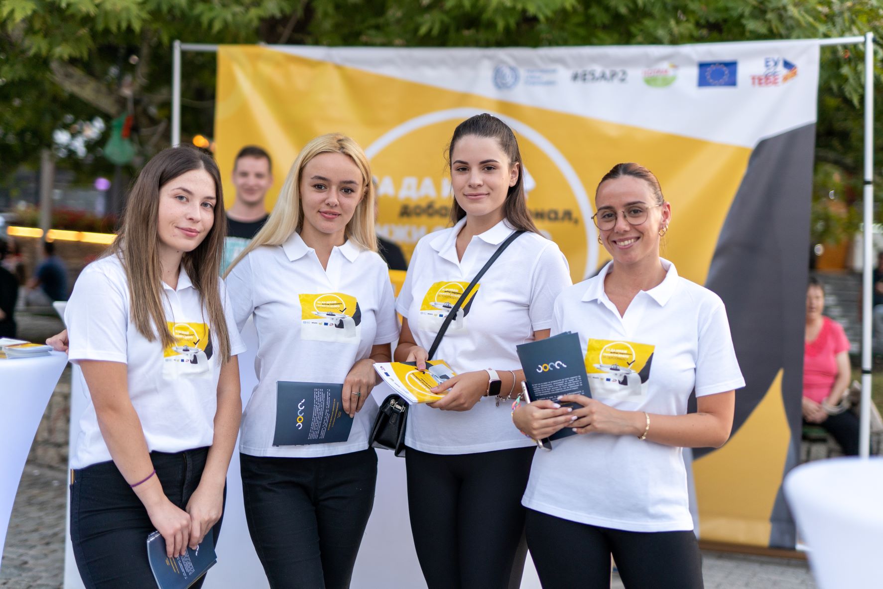 Awareness raising public campaign to reduce undeclared work in the tourist and catering facilities in Ohrid and Struga, North Macedonia, August 8 and 9, 2022. 