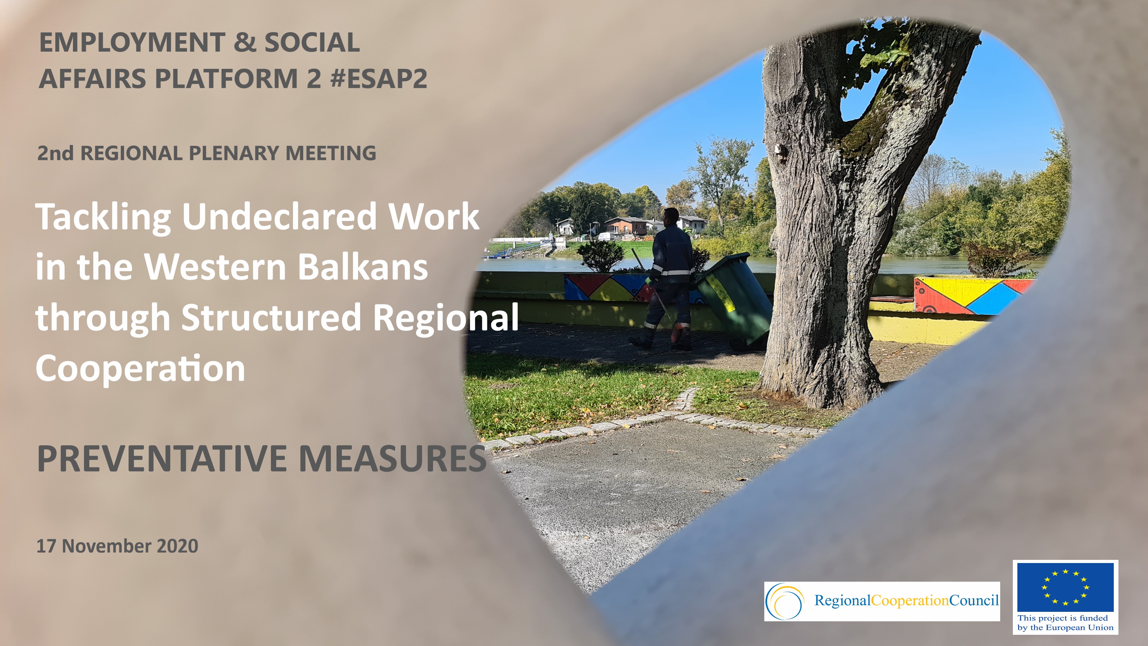 2nd Regional Plenary Meeting dealing with undeclared work in the Western Balkans (Photo: RCC/ESAP2)