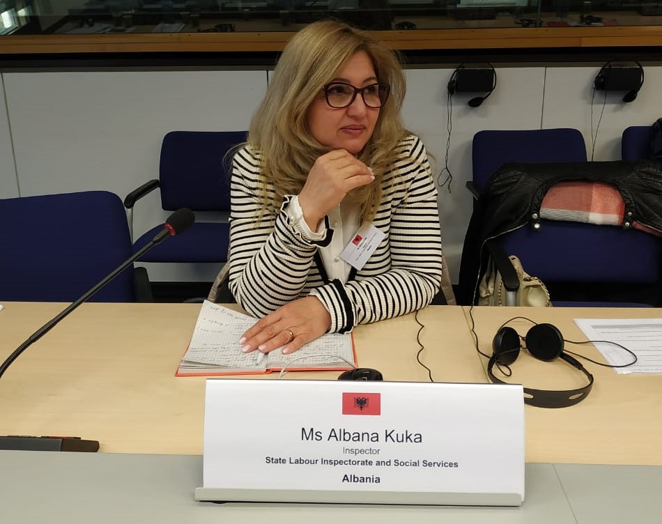 Albana Kuka, Head of Risk Analysis Sector, State Labour Inspectorate and Social Services in Albania