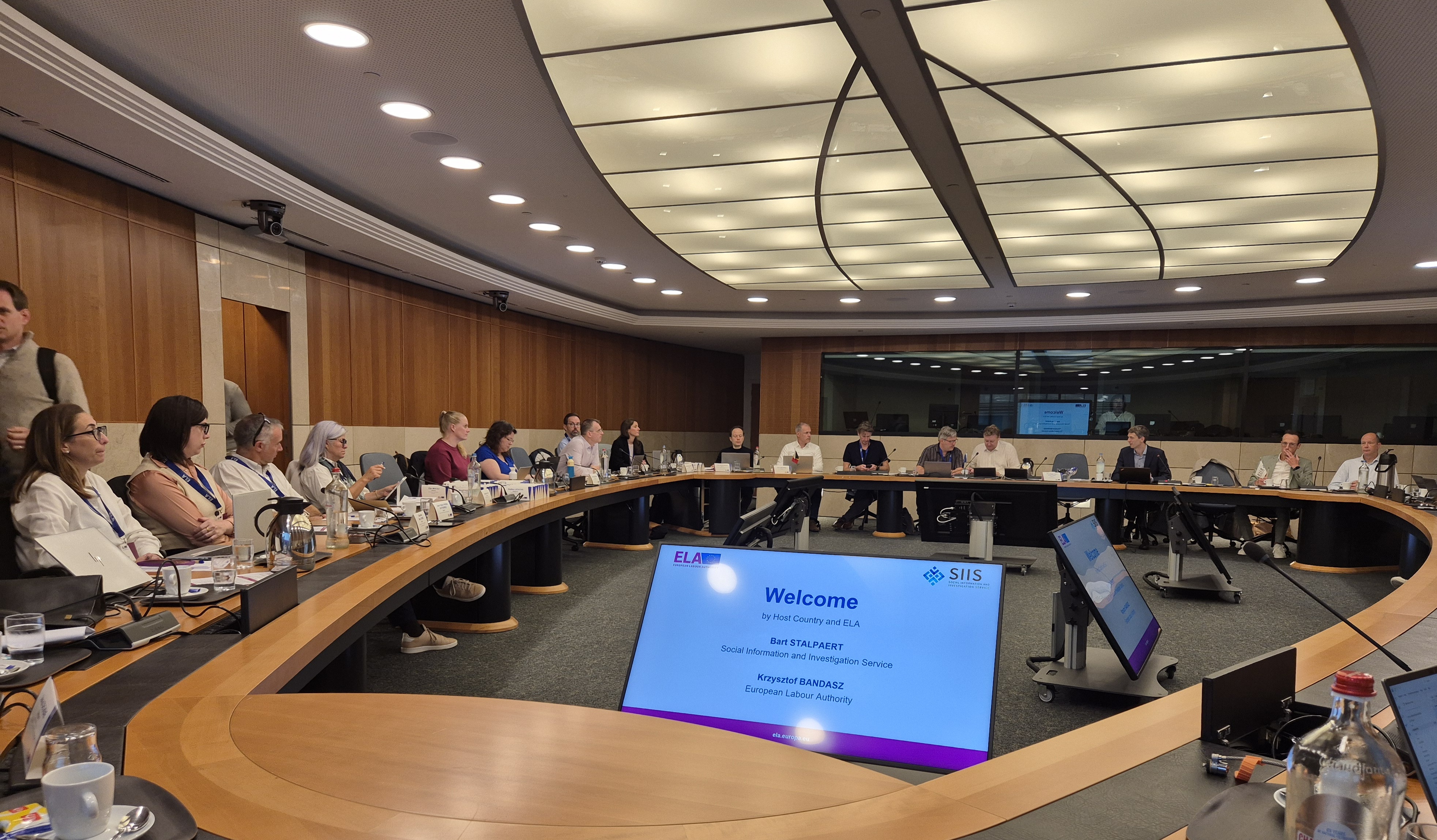 RCC ESAP 3: Opening session of the study visit to Belgium on tackling undeclared work, Brussels, 13 October 2026 (Photo: RCC ESAP 3)