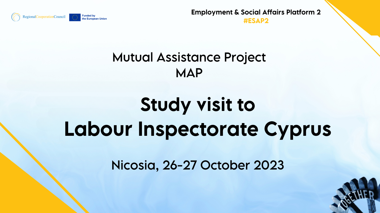 Study Visit to Labour Inspectorate of Cyprus