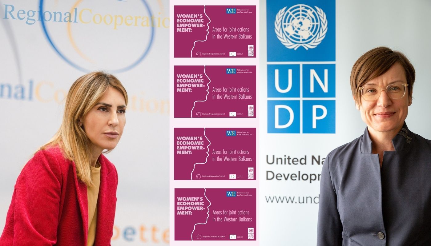 Majlinda Bregu, Secretary General of the Regional Cooperation Council (RCC) and Mirjana Spoljaric, Regional Director for UNDP’s Bureau for Europe and the Commonwealth of Independent States