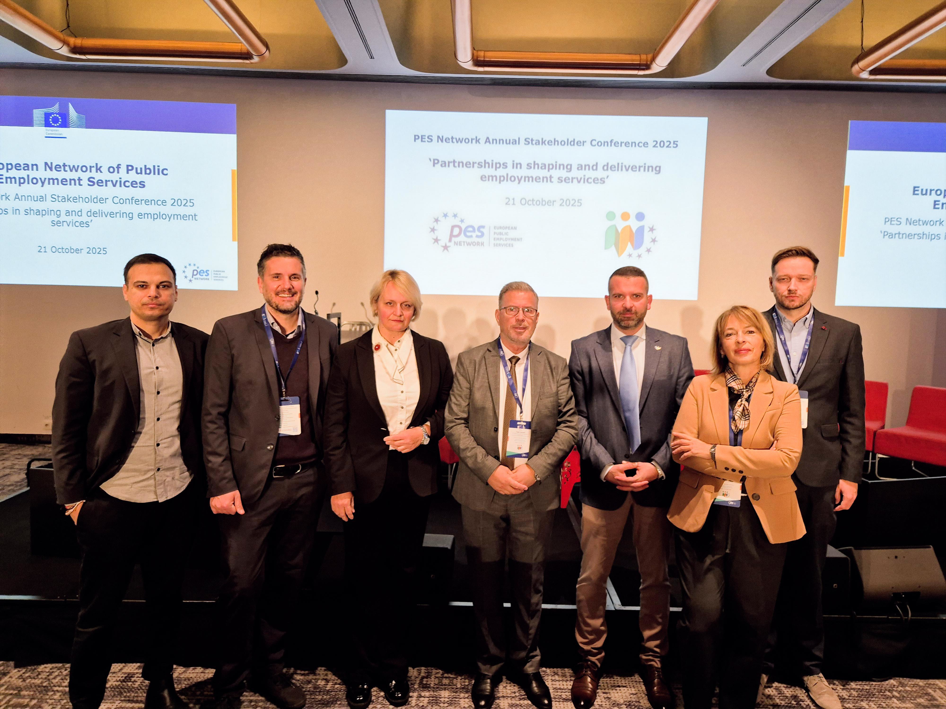 Representatives of the public employment services (PES) from Western Balkan Six at the event (Photo: ESAP 3)