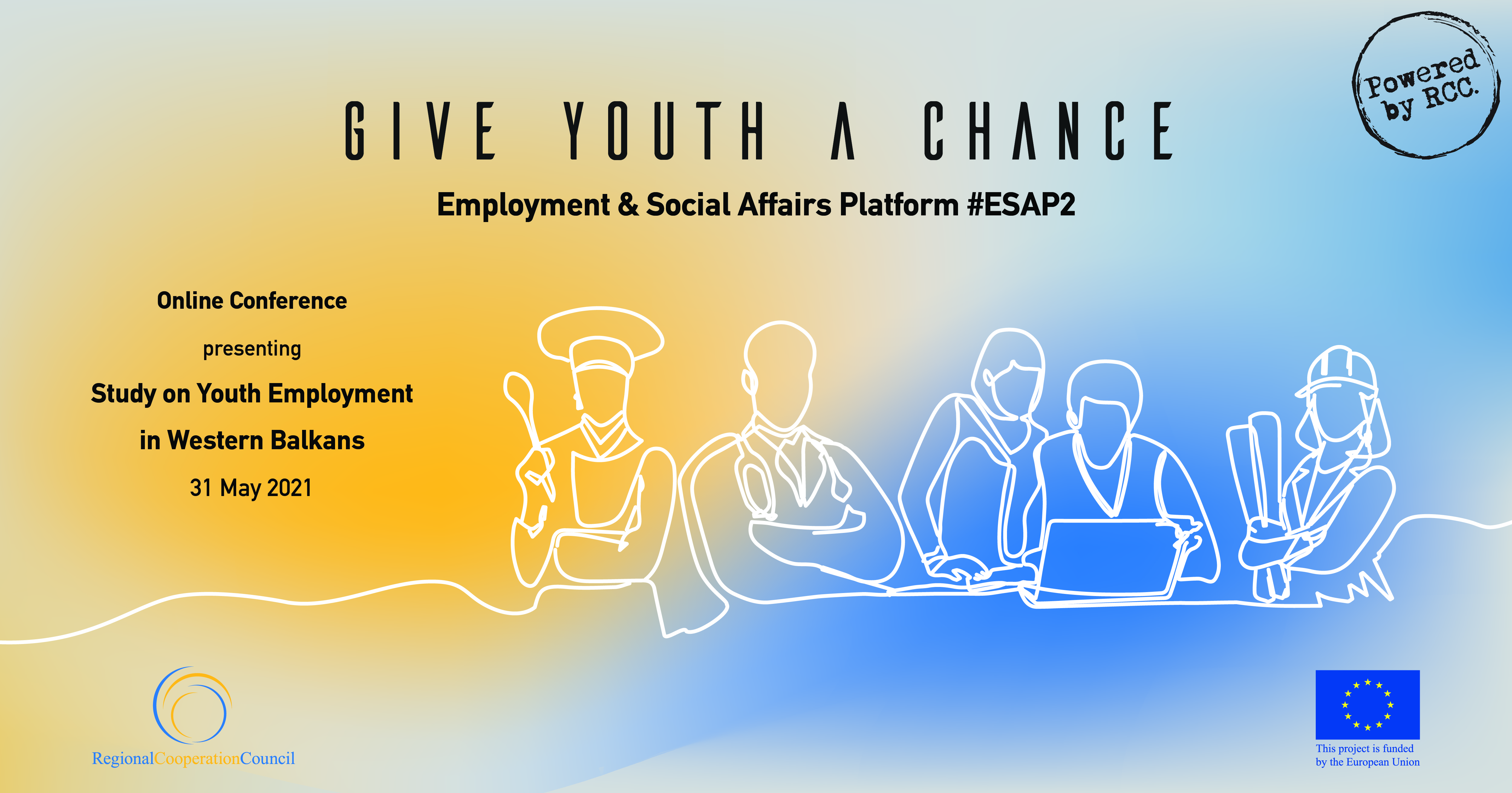 STUDY on Youth Employment in the Western Balkans to be presented at an Online Conference ‘Give YOUth a Chance’ (Photo: RCC/ESAP2)