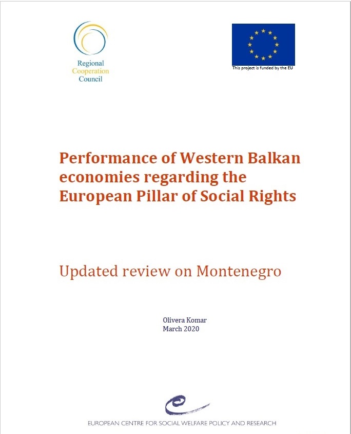 Performance of Western Balkan economies regarding the European Pillar of Social Rights: Updated review on North Macedonia
