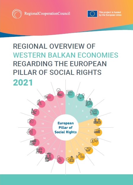 RCC ESAP 2: Regional Overview of Western Balkan Economies Regarding the European Pillar of Social Rights 2021
