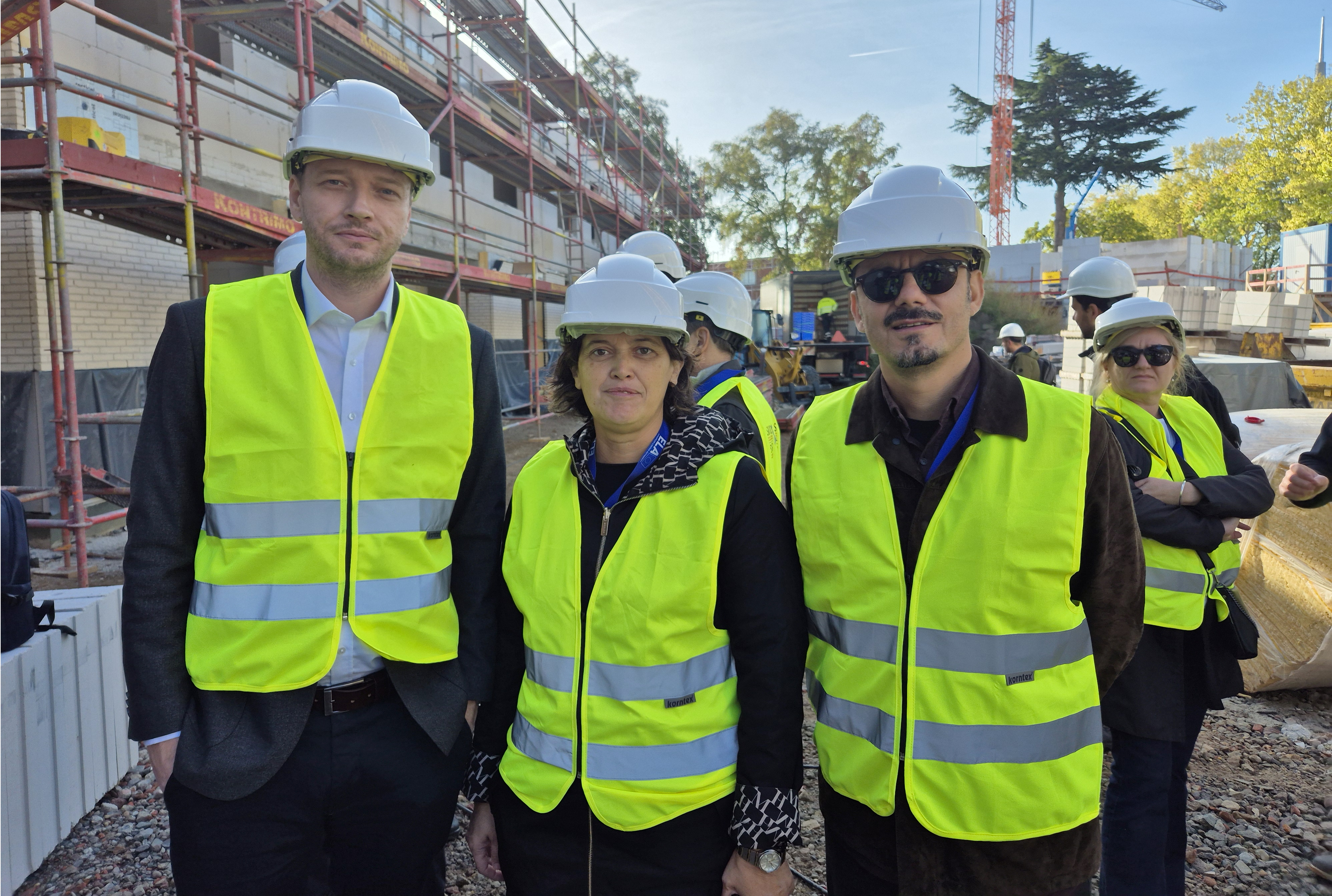 RCC ESAP 3: On-site visit to construction site during study visit to Belgium, Mechelen, 14 October 2026 (Photo: RCC ESAP 3)