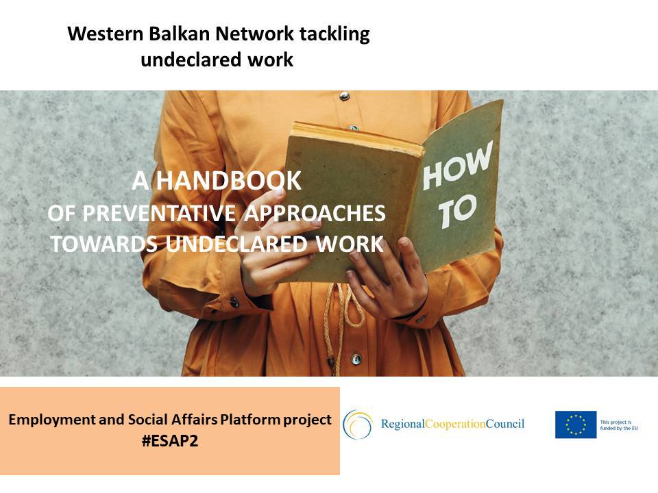 A HANDBOOK OF PREVENTATIVE APPROACHES TOWARDS UNDECLARED WORK