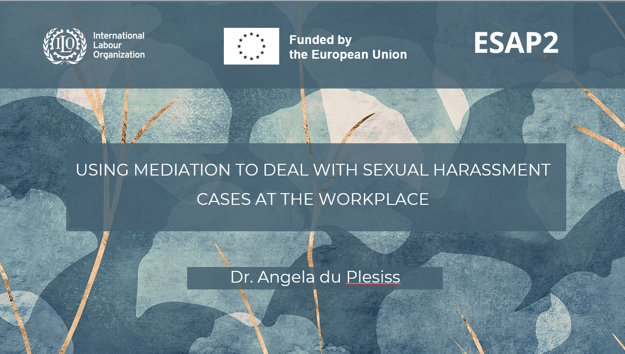 Using Mediation to Deal with Sexual Harassment Cases at the Workplace 