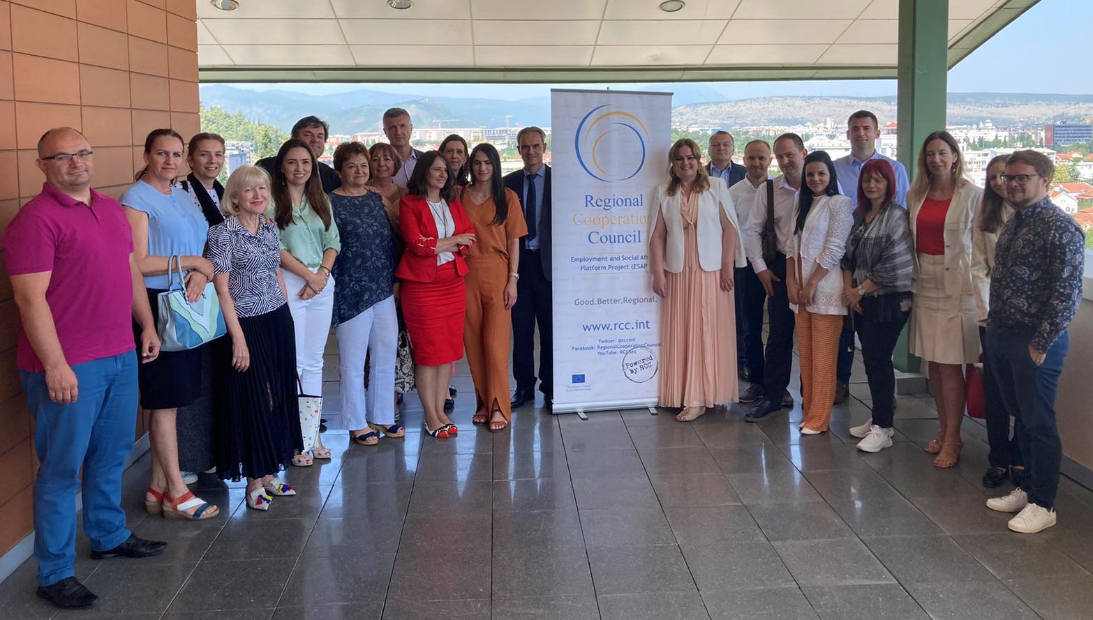 RCC ESAP 2: Participants of the 3rd PES Benchlearning Peer Visit to Montenegro (Photo: RCC ESAP 2)