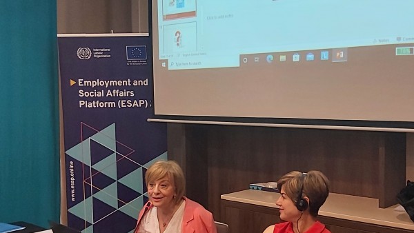 Vesna Tomovska at the Regional meeting of labour inspectorates in Sarajevo, May 30-31, 2022