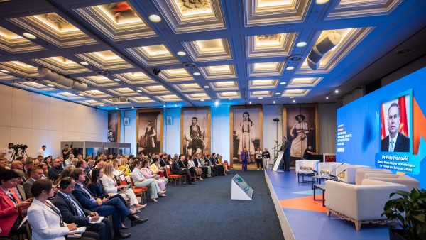 Filip Ivanovic, Deputy Prime Minister of Montenegro opening High-Level Conference on labour migrations in the Western Balkans takes place in Budva on 15 May 2025 (Photo: RCC/Danilo Papic)