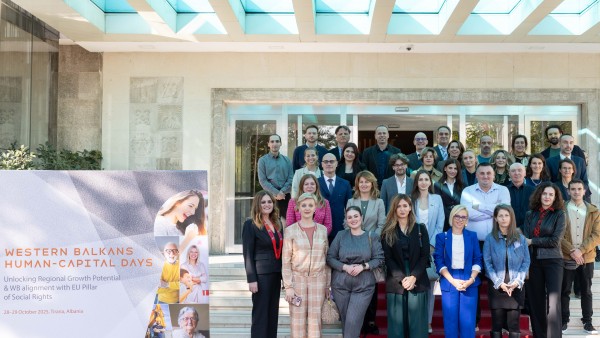 Participants of the Western Balkans Human Capital Days 2025 on 28 October in Tirana (Photo: Henri Koci) 