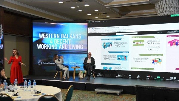 Western Balkans 4 Decent Working and Living, Skopje, 27-28 April 2023 (Photo: RCC ESAP2/Stefan Bozarov)