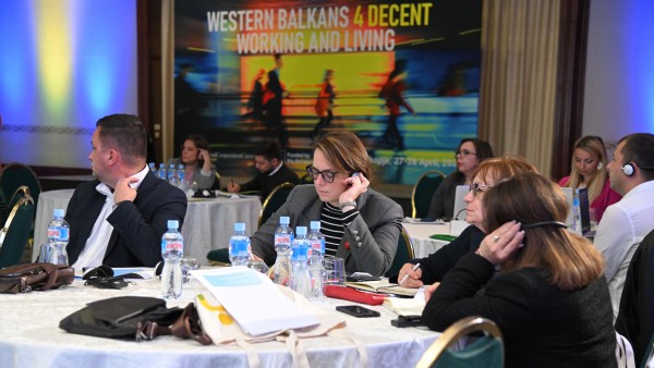 Western Balkans 4 Decent Working and Living, Skopje, 27-28 April 2023 (Photo: RCC ESAP2/Stefan Bozarov)