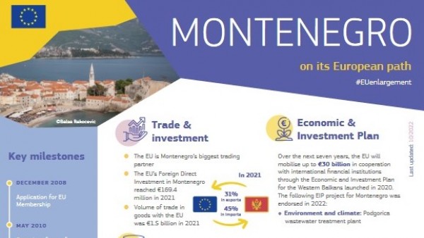 Factograph: Montenegro (Source: ec.europa.eu/commission/)