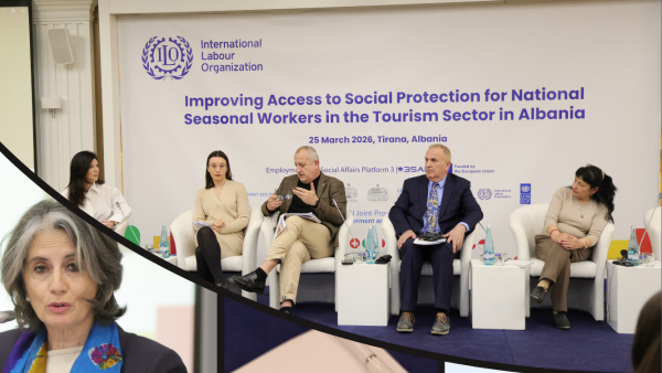 ©ILO A high-level meeting in Tirana to discuss extending social protection to seasonal workers, 25 March 2025