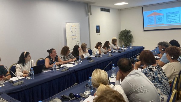 Working session of the 5th PES bench-learning peer visit to Albanian NAES, 21-22 July 2022 (Photo: RCC ESAP 2)