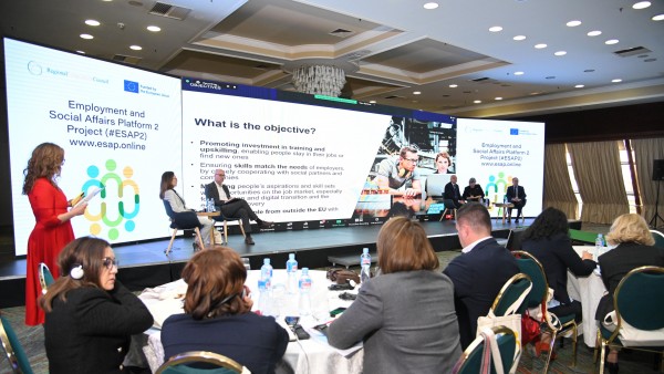 Western Balkans 4 Decent Working and Living, Skopje, 27-28 April 2023 (Photo: RCC ESAP2/Stefan Bozarov)