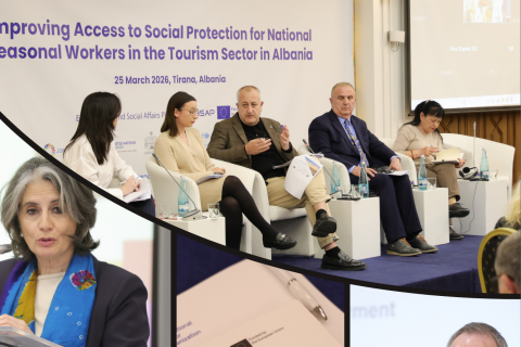 ©ILO A high-level meeting in Tirana to discuss extending social protection to seasonal workers, 25 March 2025