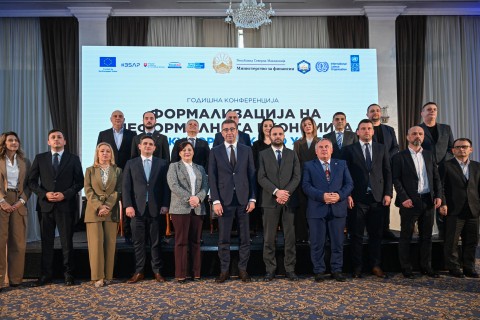 ©ILO North Macedonia's Government's, Trade Unions', and Employers' Representatives Sign a Joint Declaration to Reduce Informality 