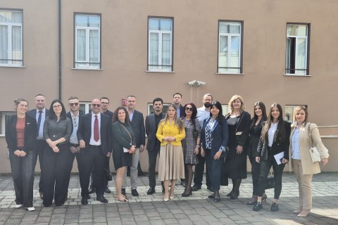 Western Balkans Network for Tackling Undeclared Work, after plenary session within RCC ESAP 3, in Rome, Italy, 11 March 2025 (Photo: RCC ESAP 3)