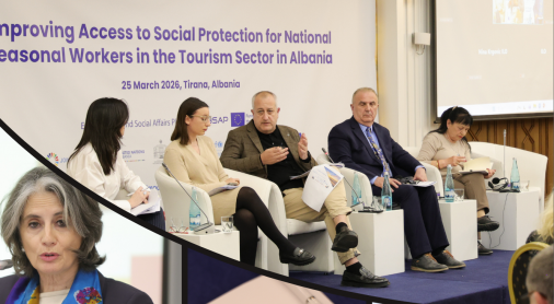 ©ILO A high-level meeting in Tirana to discuss extending social protection to seasonal workers, 25 March 2025