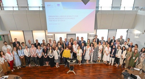 Participants of the joint RCC ESAP3 – ETF capacity building event on the use of ESCO held in Turin, Italy on 24-25 June 2025 (Photo: ETF) 