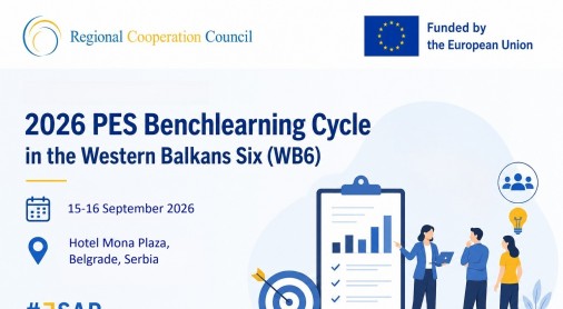 RCC ESAP 3: PES Benchlearning 2026 Peer Review Workshop, 15-16 September 2026, Belgrade Serbia