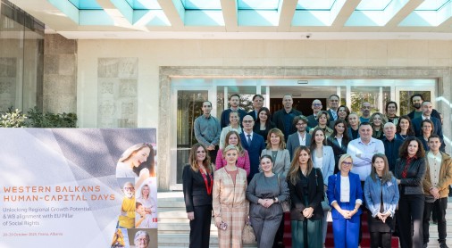 Participants of the Western Balkans Human Capital Days 2025 on 28 October in Tirana (Photo: Henri Koci) 