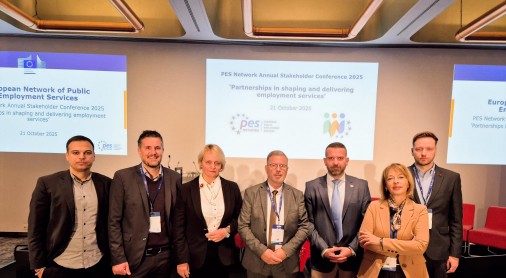 Representatives of the public employment services (PES) from Western Balkan Six at the event (Photo: ESAP 3)